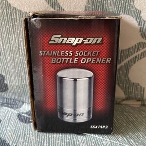 Snap-On Tools Stainless Steel Bottle Opener Socket Novelty Item